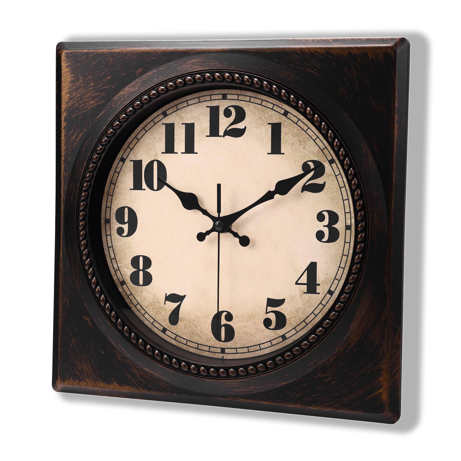 Amazon.com: Alarllok Wall Clock Vintage 1950s Style - Square Retro